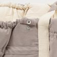 COPENHAGEN COLORS Dark Grey W. Cream Solid Stripe Organic Multifunctional Babylift Vol. 2 Cheap