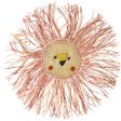 Rice Raffia Animal Wall Decor I Pink - Large Online Hot Sale