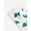 Bobo Choses Offwhite Funny Snail All Over Korte Strømper on Sale