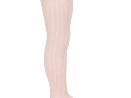 Cóndor Dusty Rose Extrafine Merino Uld Rib Strømpebukser Online now