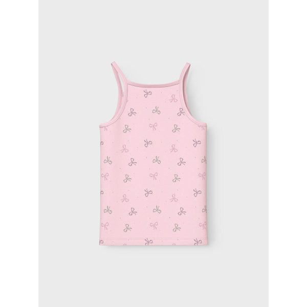 Name It Barely Pink Strap Top 2-pak Barely Pink Bow Noos For Sale