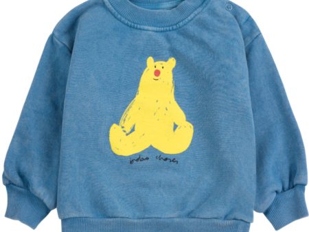 Bobo Choses Blue Hug Me Bjørn Sweatshirt Discount