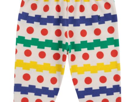 Bobo Choses Multicolor Geometrical All Over Waffle Bukser For Cheap