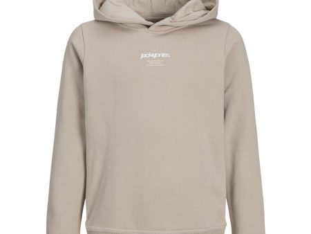 Jack & Jones Junior Pure Cashmere Tarmac Camo Back Print Hættetrøje Discount