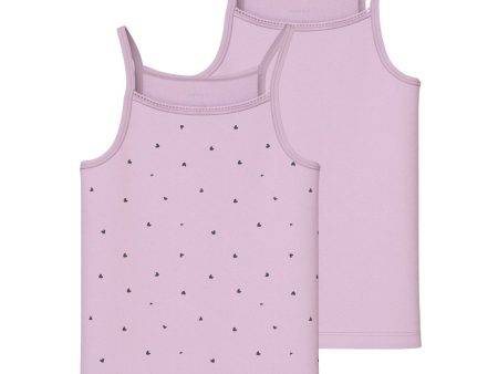 Name It Winsome Orchid Strap Top 2-pak Winsome Hearts Noos Discount