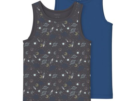 Name It Forged Iron Tank Top 2-pak Iron Space Noos on Sale