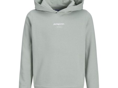 Jack & Jones Junior Aqua Gray Tarmac Camo Back Print Hættetrøje For Sale