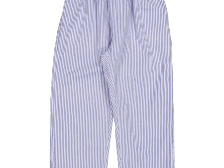 MarMar Poplin Bolich Blue Strips Plano Bukser Cheap