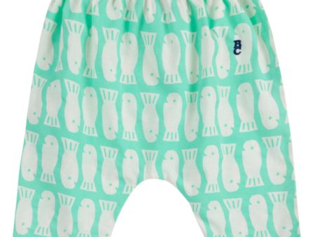 Bobo Choses Lys Green Lucky Fish All Over Woven Harem Bukser Discount