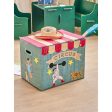 Rice Raffia Opbevaring Box Med Circus Theme - Extra Large - Foldable Discount