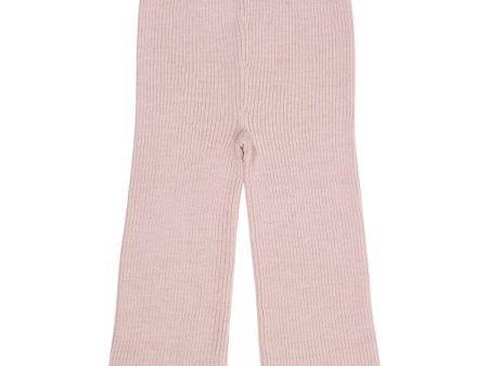 COPENHAGEN COLORS Dusty Rose Merino Wide Rib Bukser Cheap