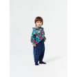 Bobo Choses Midnight Blue Baby Check Bc Velvet Baggy Bukser Online